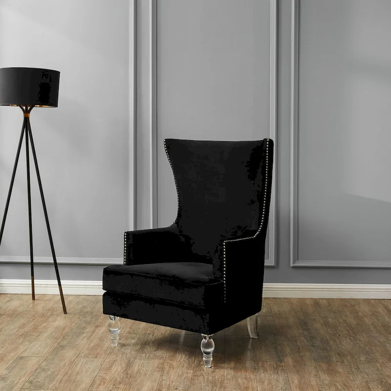 SAFAVIEH Couture Cath Modern Wingback Chair - 29Wx32Dx45H