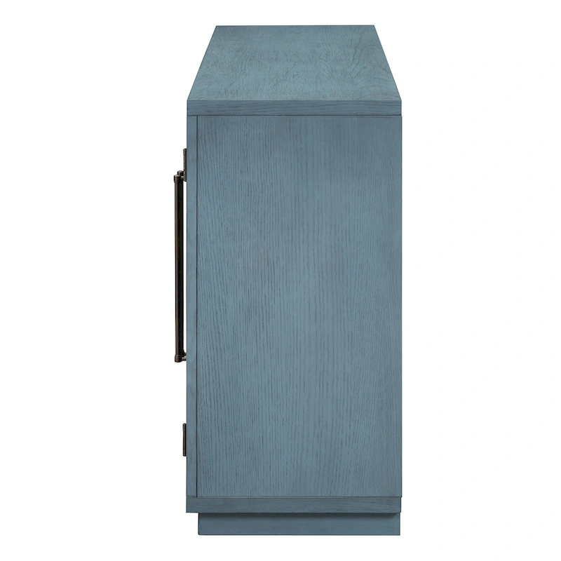 Sideboard with Metal Handles and Adjustable Shelves