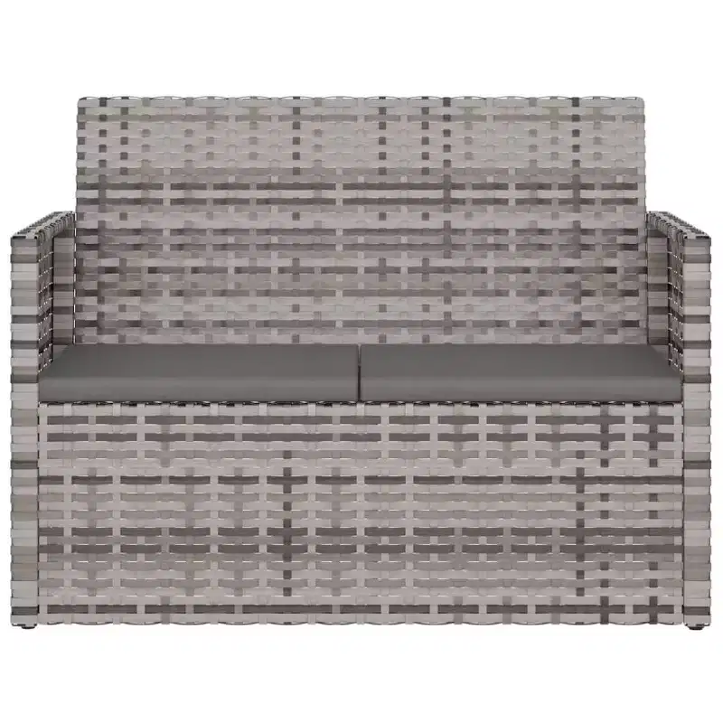 vidaXL Patio Bench Durable Garden Bench Rectangular Modern