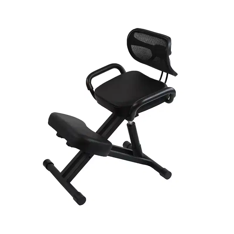 Multifunctional Ergonomic Kneeling Posture Chair with Back Support, Adjustable Angle Stool