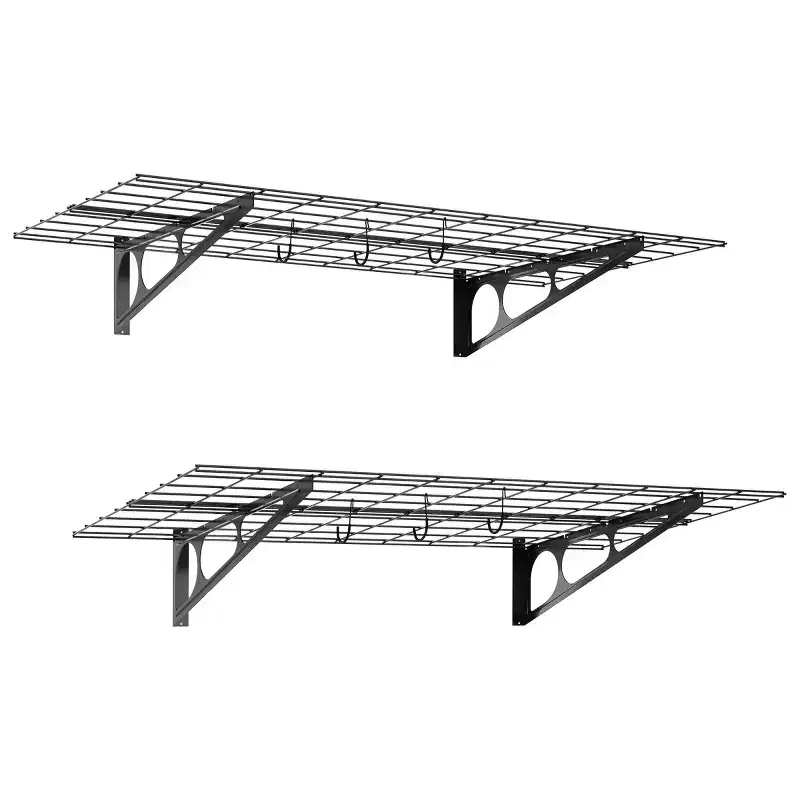 Heavy Duty Bike Rack with 6 Hooks - Stores up to 4 Bikes