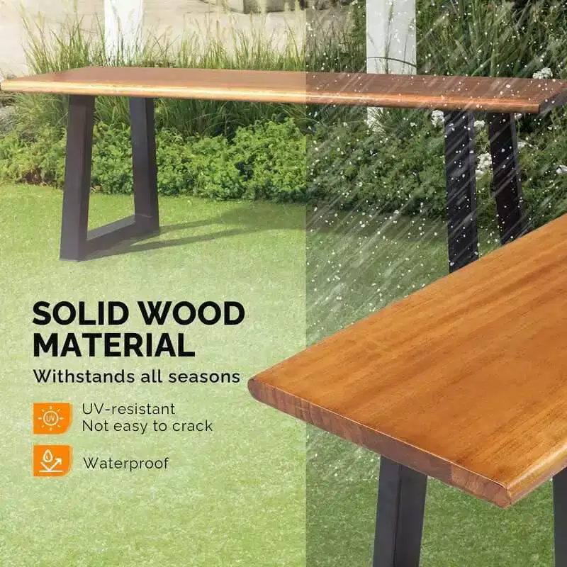 Karl Home | Patio Poplar Wooden Bench