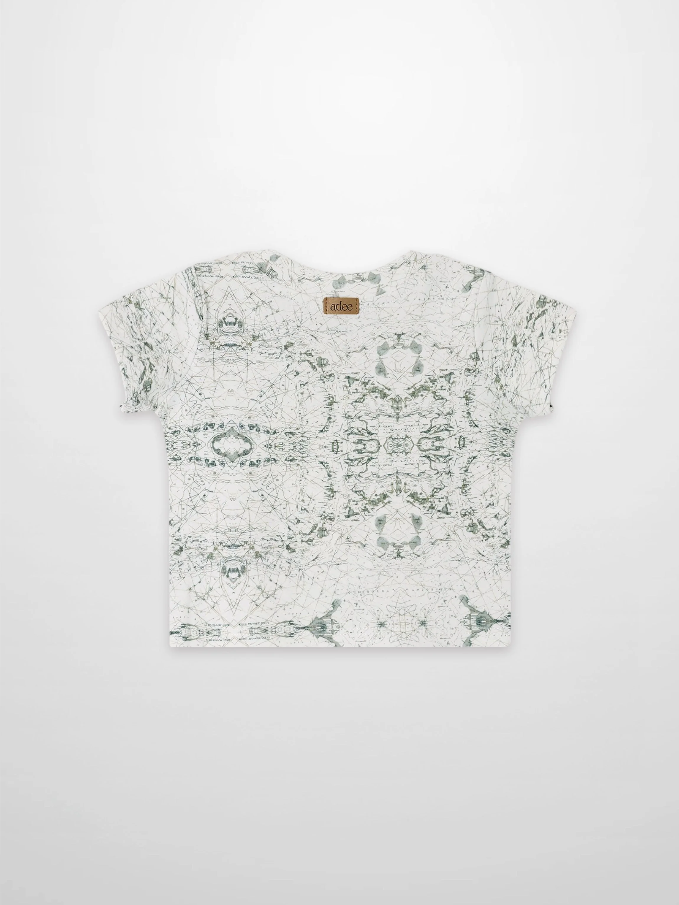 Vintage Map Print T-Shirt for Boys