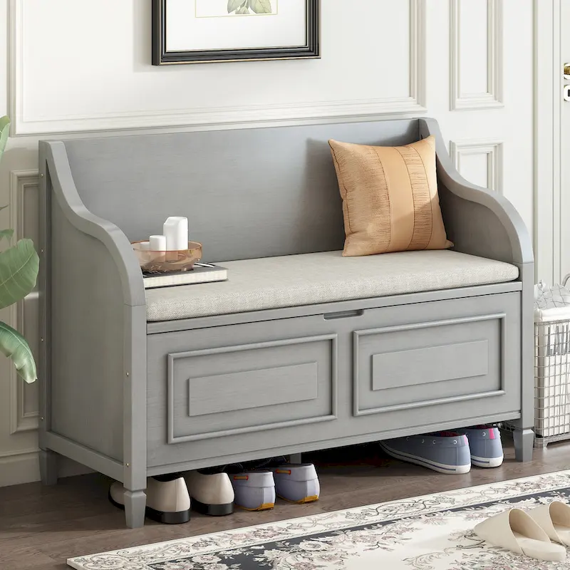 Solid wood Entryway Bench