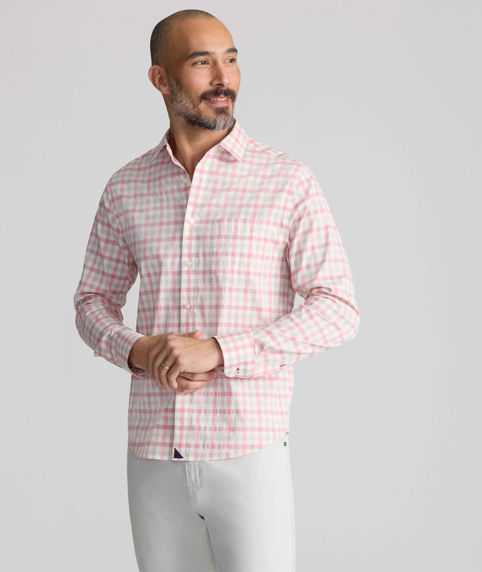 Cotton-Nylon Cooling Shirt (Red)
