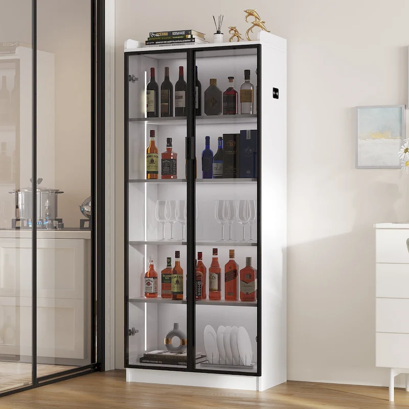 Dining Cabinet with LED light - N/A