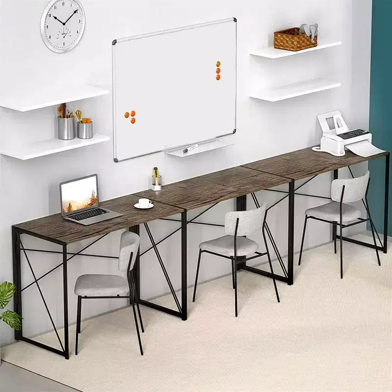 Metal & Particle Board Folding Computer Desk 39''L x 20''W x 28.5''H