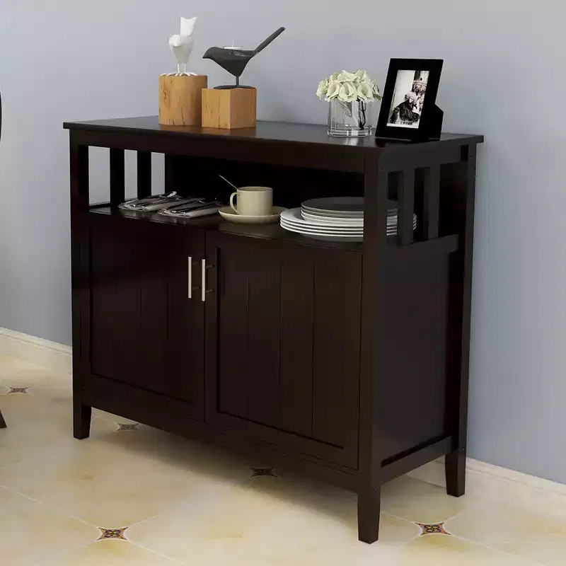 AndMakers Wood 39.96 in. Sideboard with 2-Door and 1-Shelf