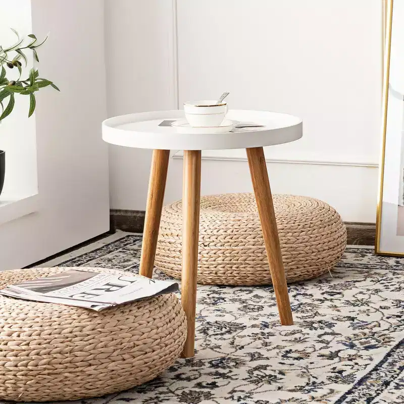 Round Side Table Sofa Coffee End Accent Table Nightstand Home