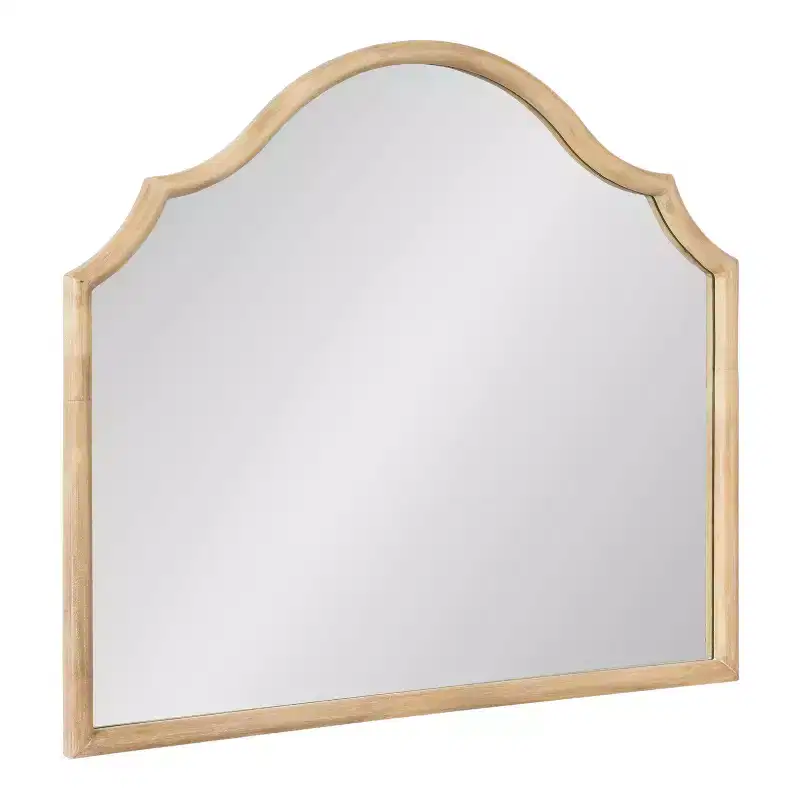 Kate & Laurel All Things Decor 32x28 Leanna Wood Arched Mirror