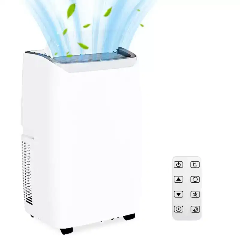 GustoWave 12000 BTU 3-in-1 Portable Air Conditioner with Cooling, Multi-Speed, Sleep Mode, Auto Swing, Remote