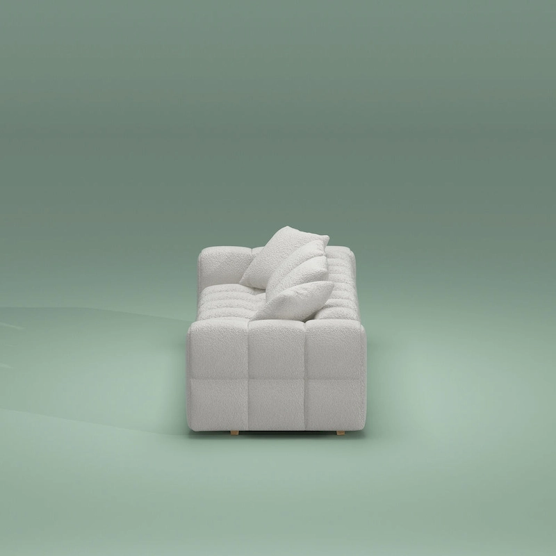 100.8 Teddy Velvet Sofa CouchModern Loveseat/Sofa/Couch with Armrest