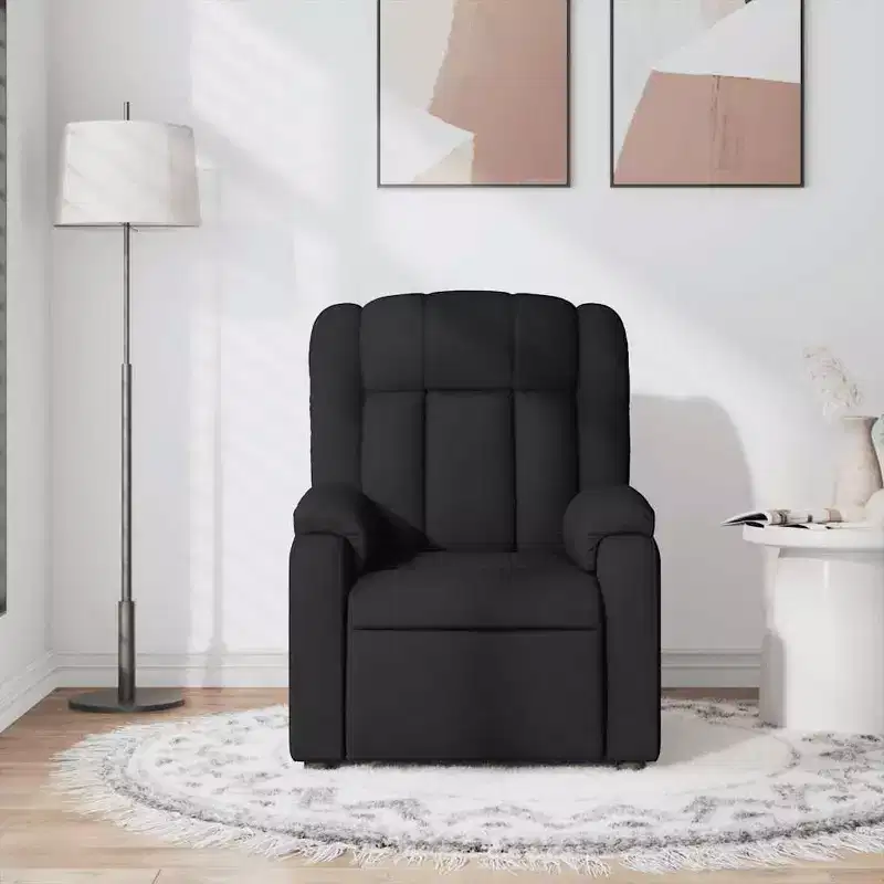 Massage Recliner Chair with Vibration & Adjustable Footrest