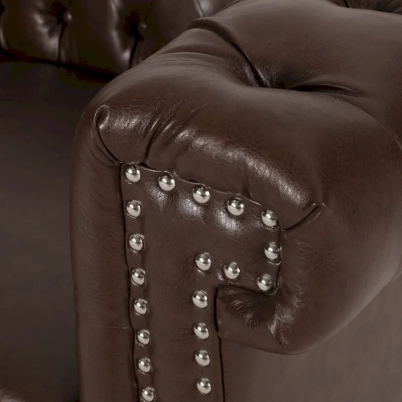 Parkhurst Chesterfield Tufted 3-seat Sofa by Christopher Knight Home