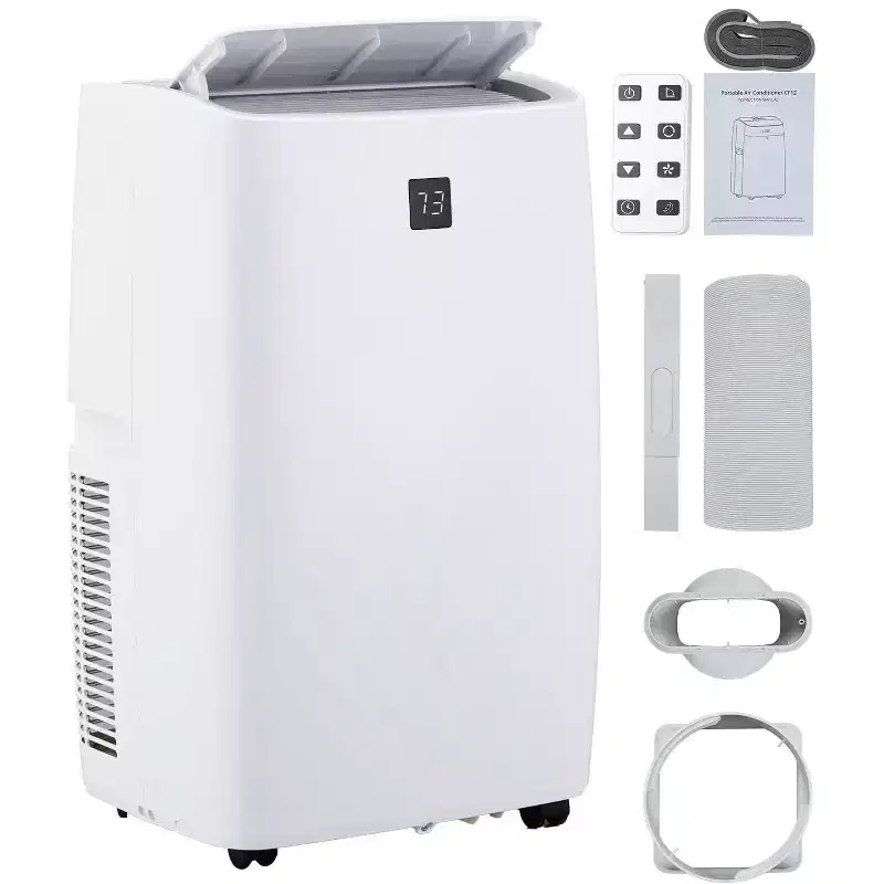 14000 BTU Portable Air Conditioner Unit, Air Conditioner with Remote Control, Cool, Fan and Dry Function, Sleep Mode/24Hrs Timer, Cools 700 Sq.ft
