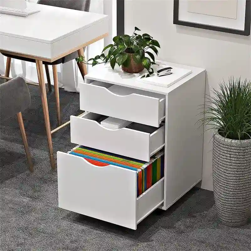 3 Drawers Storage Cabinet - 15.5D x 18.1W x 24H