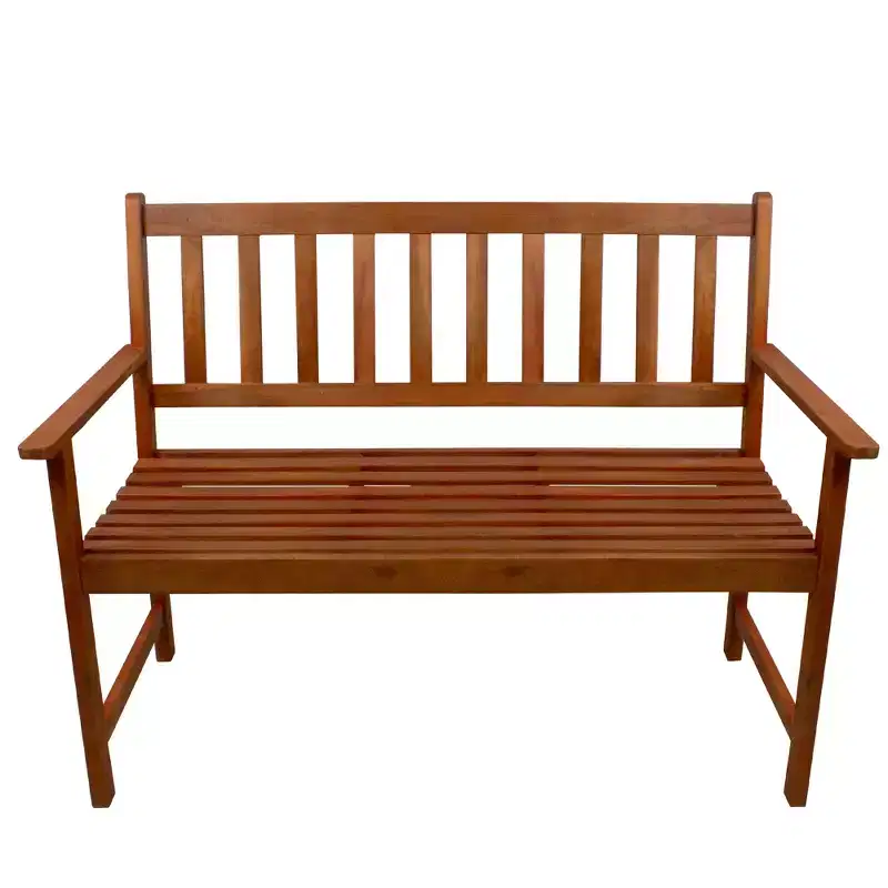 Northlight 48 Light Brown Acacia Wood Outdoor Patio Bench