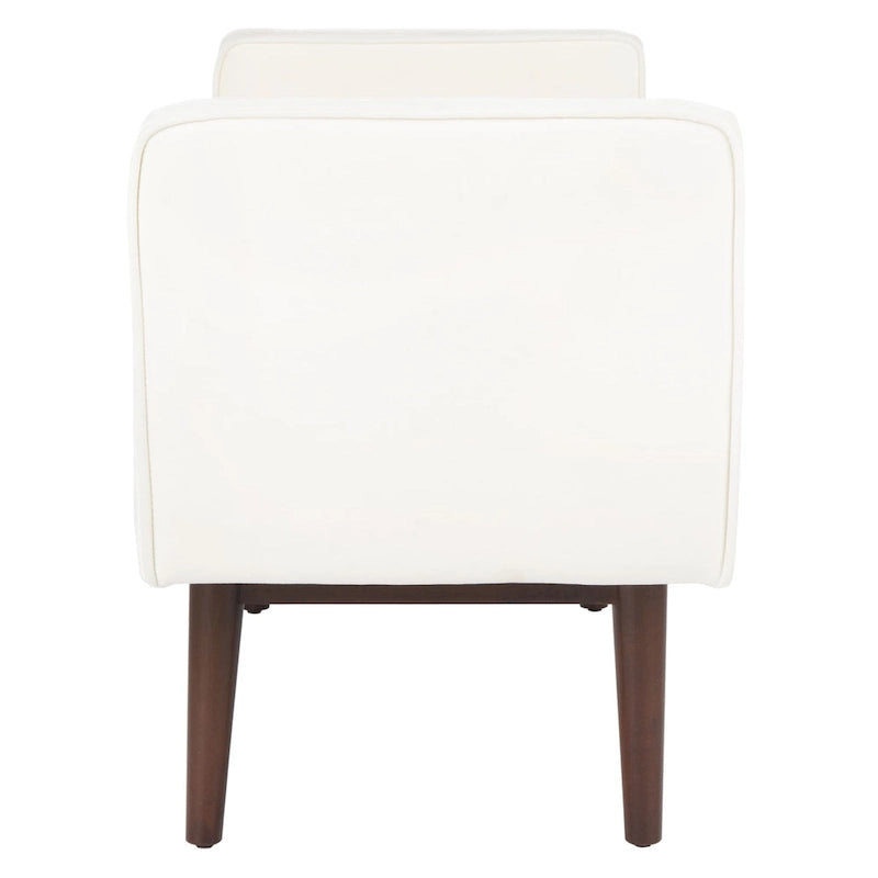 Mid-Century Modern 25-inch Bench - 49 W x 18 L x 25 H - 49Wx18Dx25H