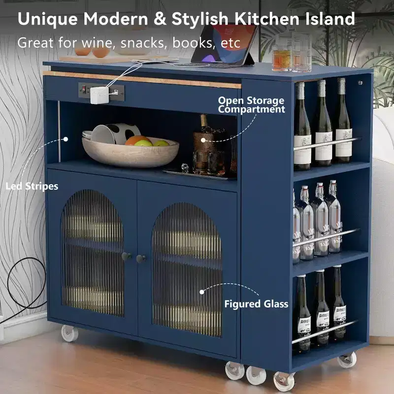 Modern Kitchen with Table and