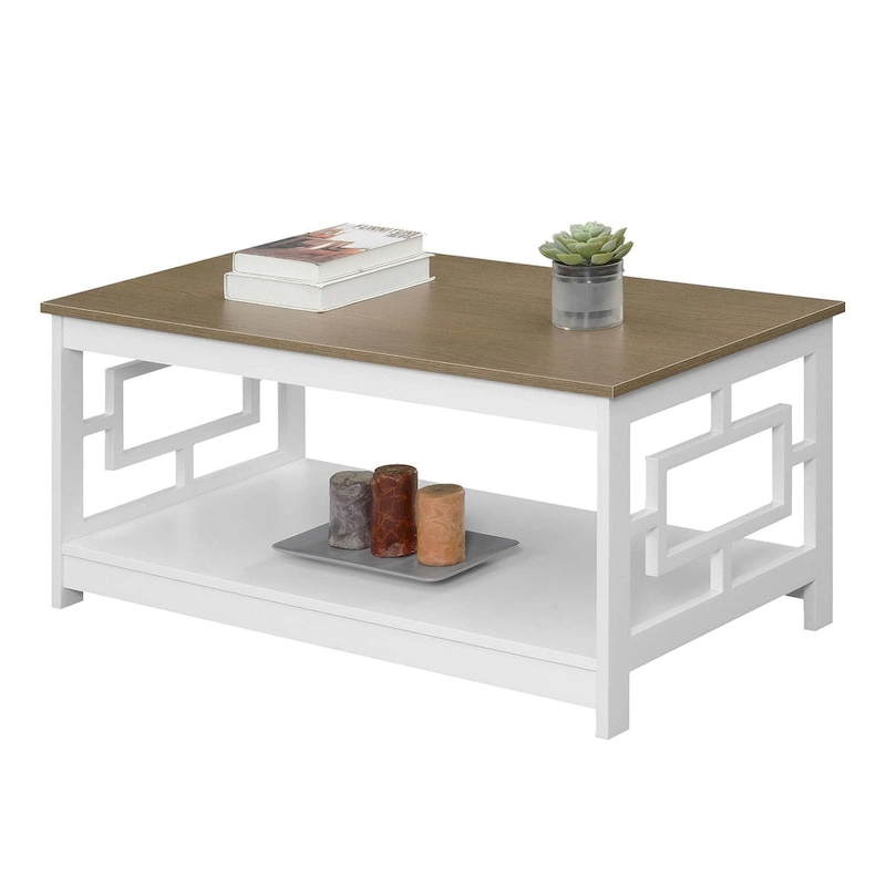 Convenience Concepts Town Square Coffee Table with Shelf