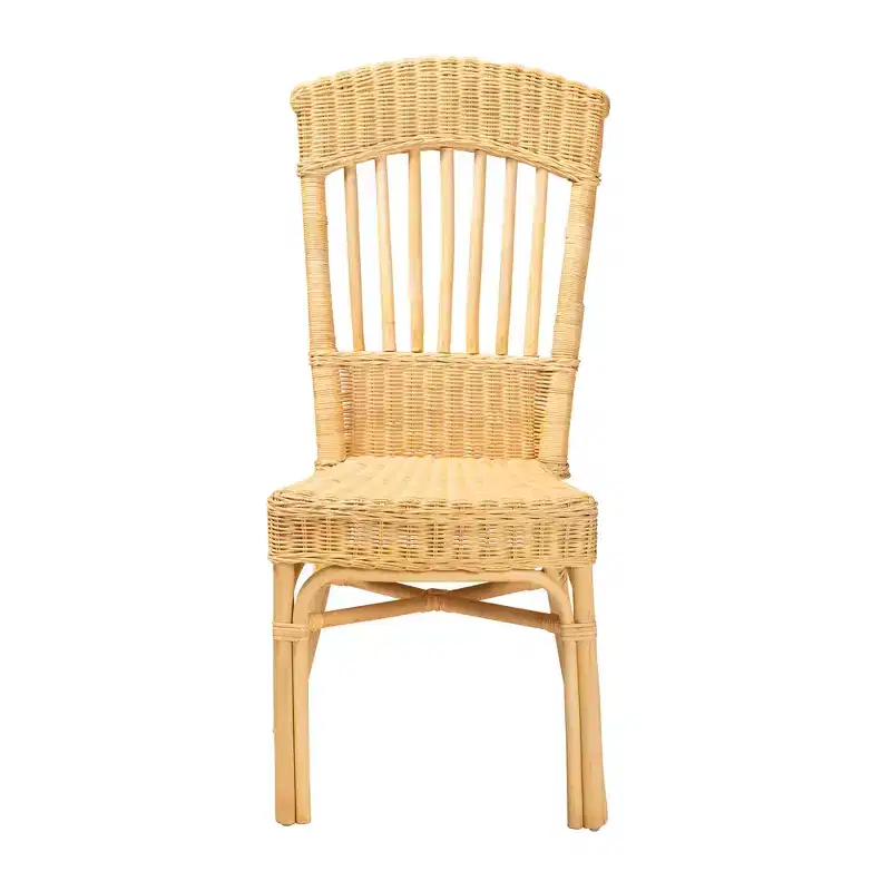 GDFStudio Tuttle Modern Bohemian Rattan Dining Chair