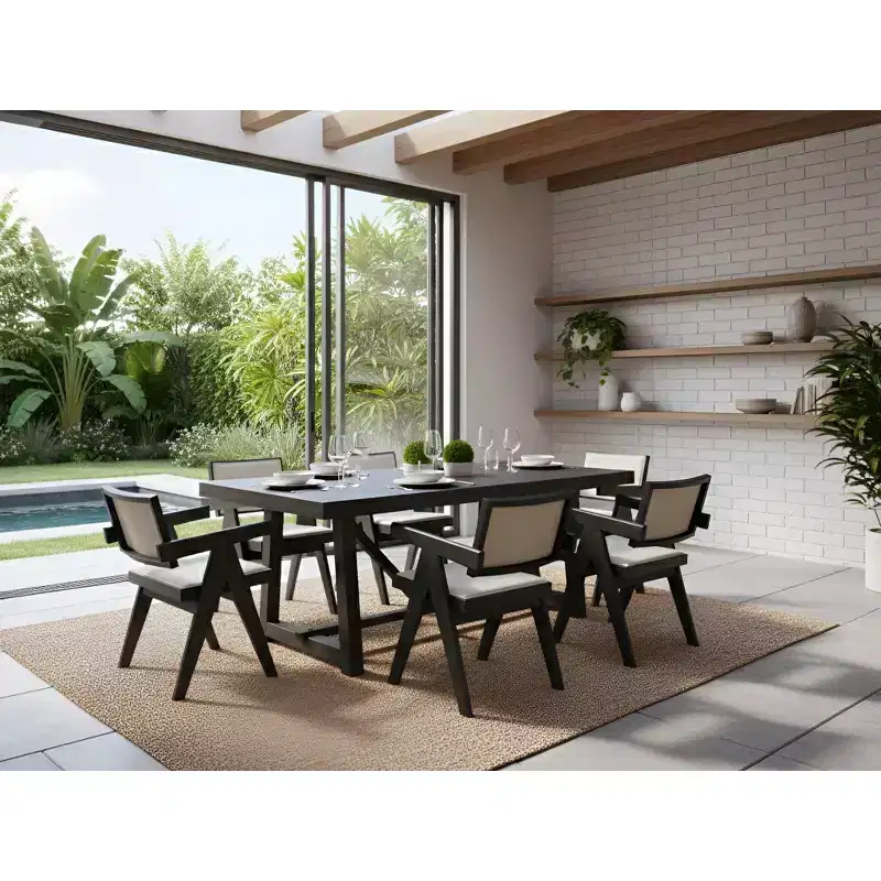 Raquel Side Chairs, Set of 2, Black