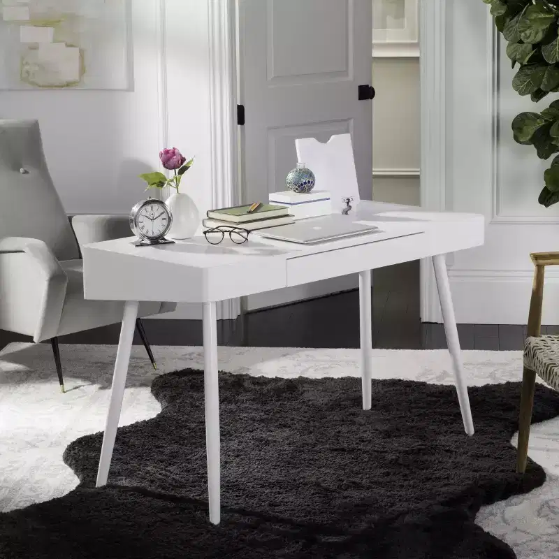 Fadri Desk - FOX2227 - White - Safavieh Couture