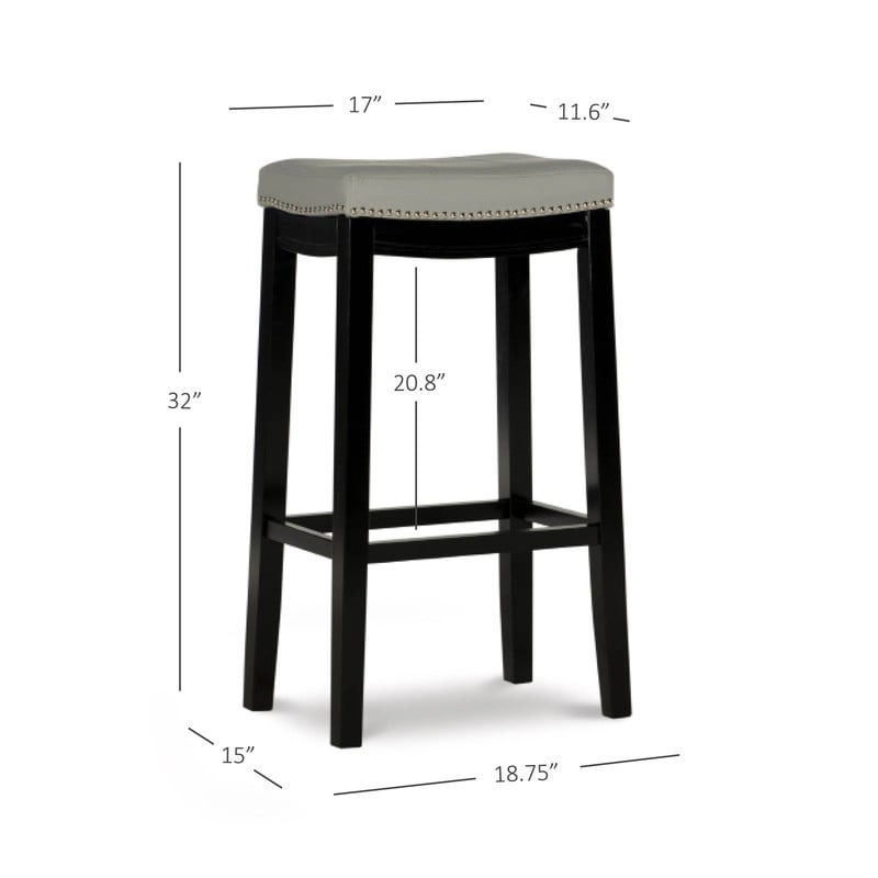 Linon Willamette 32-inch Bar Stool