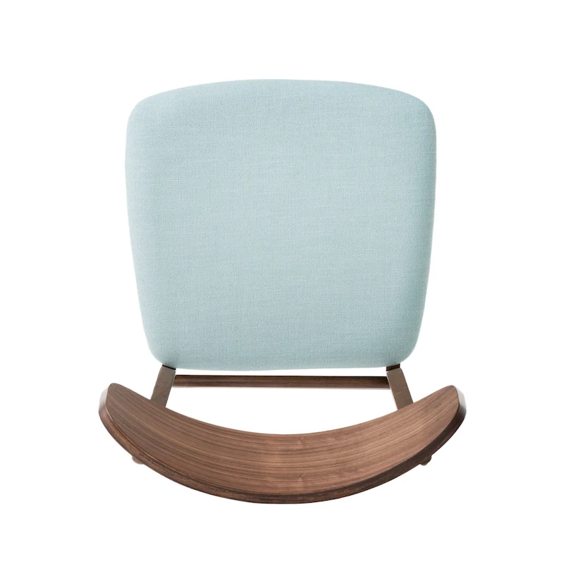 Fabric-upholstered Wood Dining Chairs (Set of 2) by Christopher Knight