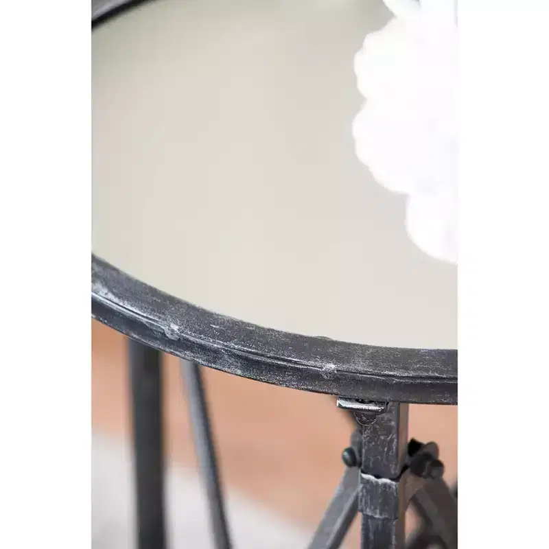 Gilbert Round Side Table Accent Furniture D17x26.5