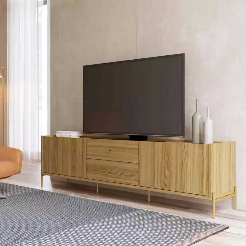 Jasper TV Stand for TVs up to 75 - Manhattan Comfort