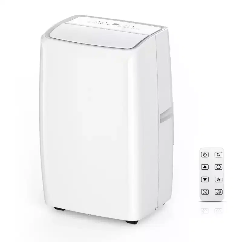 14,000 BTU Portable AC  Cools 750 Sq.Ft Rooms, Includes Window Vent Kit & Remote, Space-Saving & Efficient
