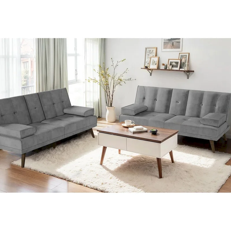 Futzca Futon Couch Sofa Bed, Small Sleeper Sofa Chair Loveseat