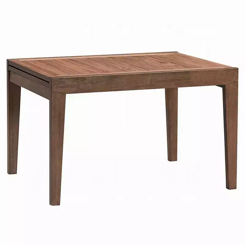 Expandable Dining Table, 47-94 Inch, Scandinavian Walnut Brown
