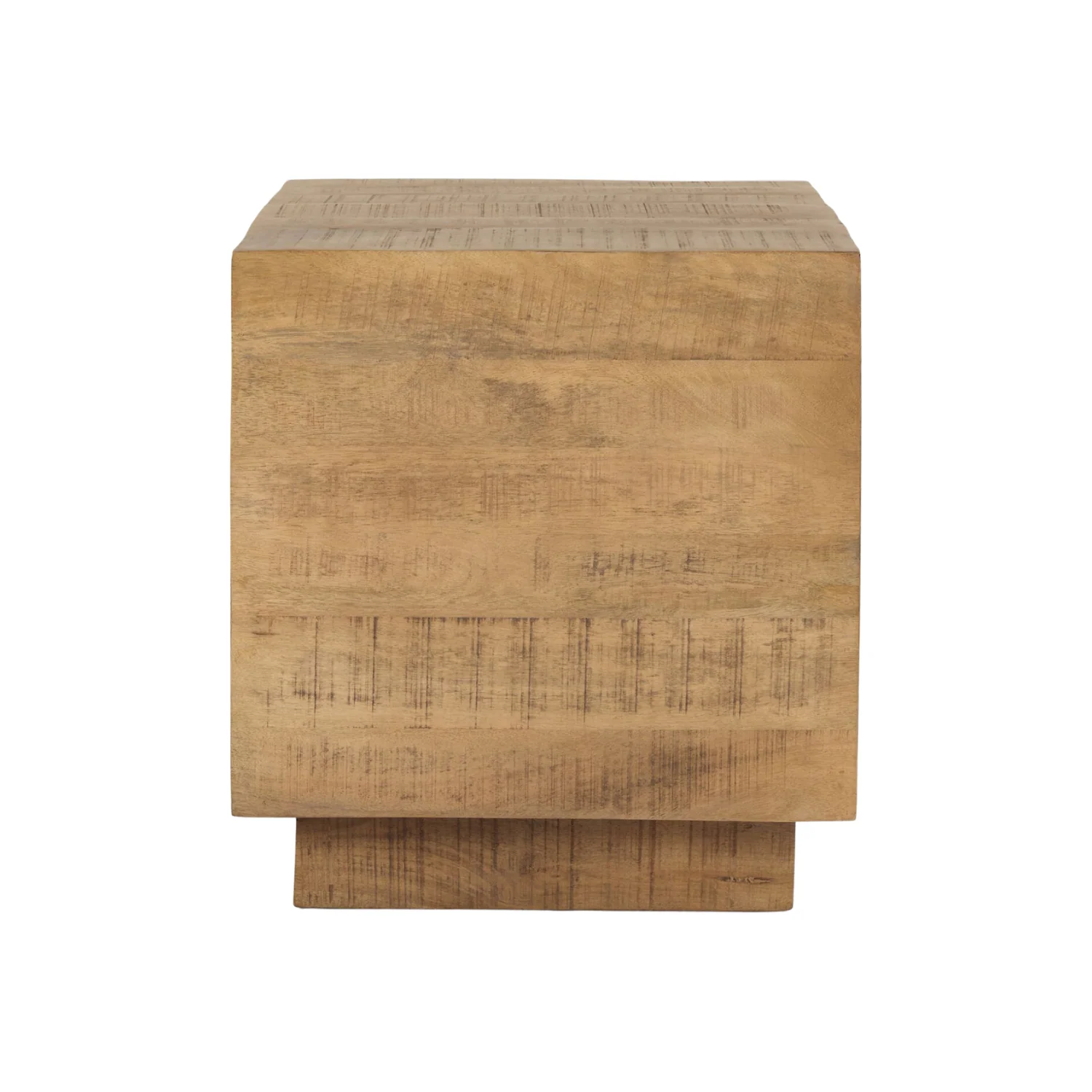 Rustic Iron Side Table | Distressed Finish