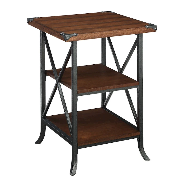 Convenience Concepts Brookline End Table with Shelves