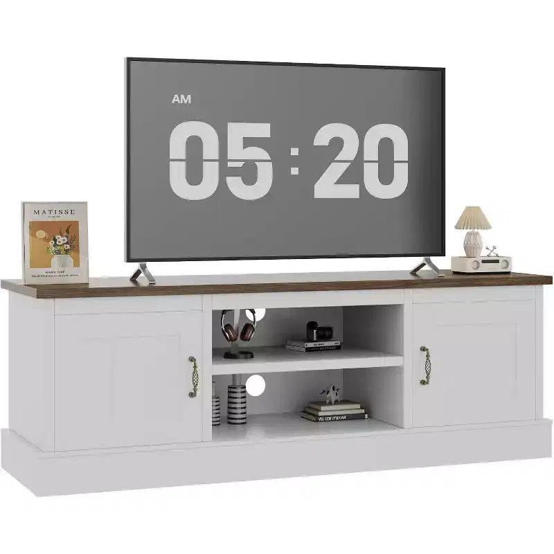 Media Console: Where Modern Entertainment Meets Rustic Warmth