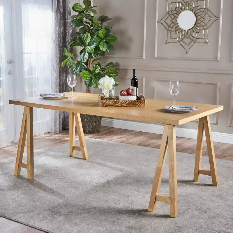 71 Sabine Rectangular Farmhouse Wood Dining Table - Christopher Knight Home
