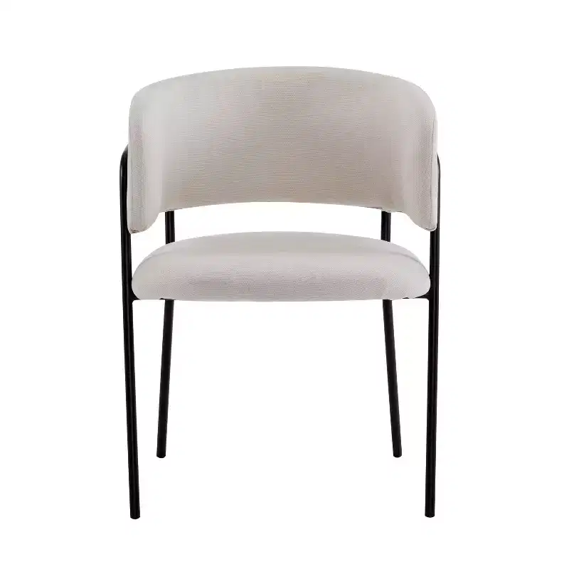 Christopher Knight Home Nest Modern Upholstered Dining Chairs with Metal Frame (Set of 6)