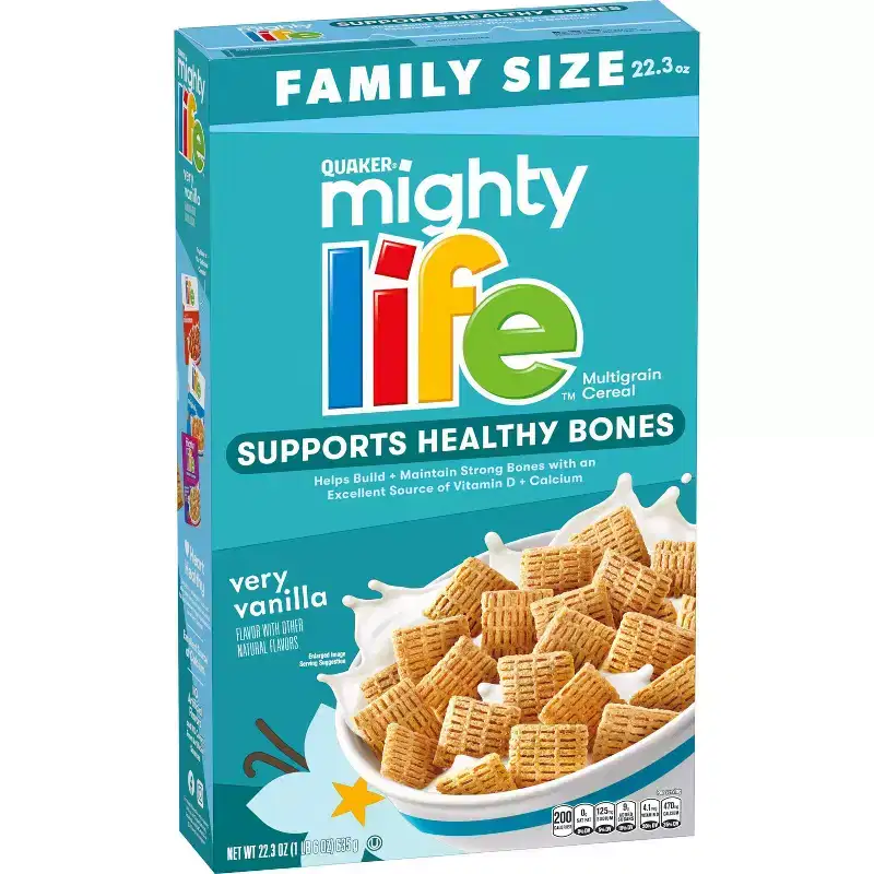 Life Cereal Vanilla Bone Health Family Size Breakfast Cereal - 22.3oz