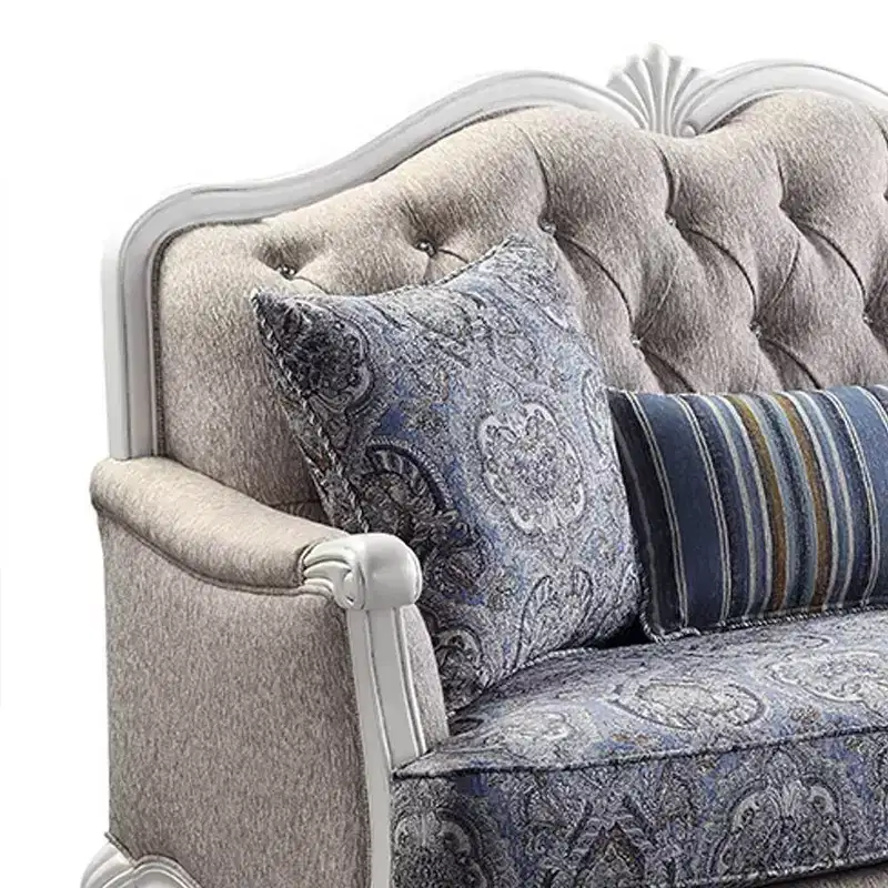Acme Furniture Ciddrenar Sofa White Finish