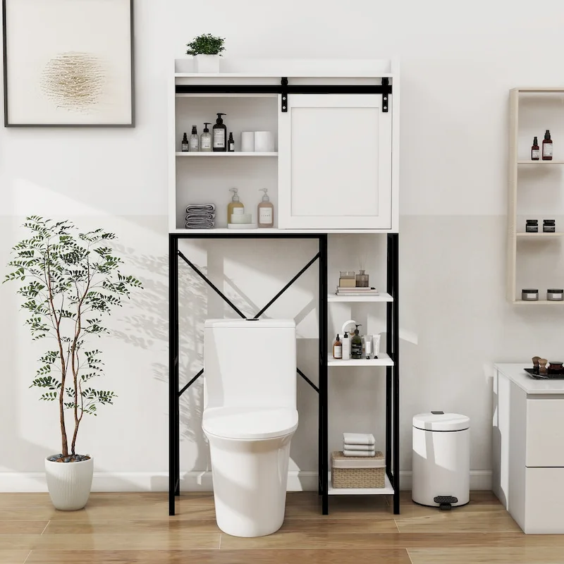 Over The Toilet Storage Cabinet Bathroom Shelves Over Toilet - 32.48L * 11.81W * 64.56H