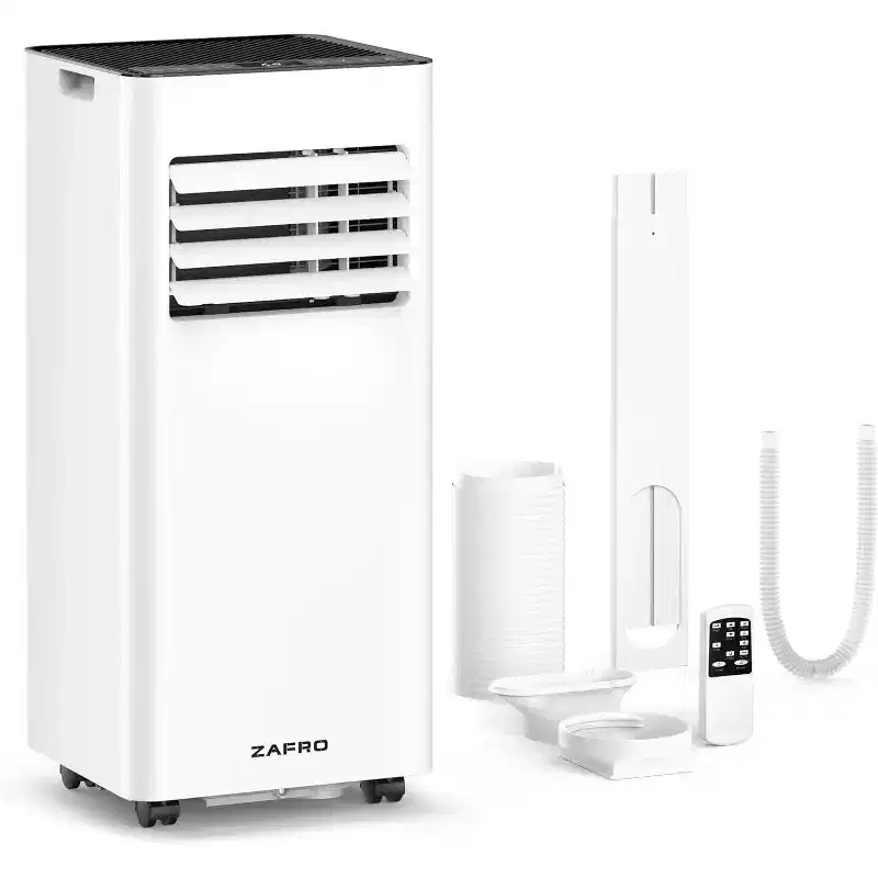 ZAFRO Portable Air Conditioners, 4 Modes Portable AC Unit with Fast Cooling/Energy Efficient/Remote/24Hrs Timer for Bedroom