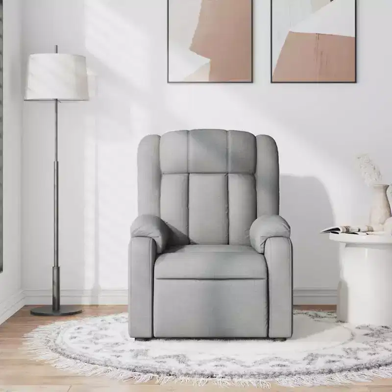 Massage Recliner Chair with Vibration & Adjustable Footrest