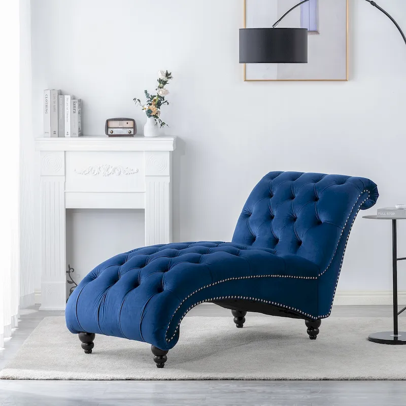 Indoor Leisure Armless Chaise Lounge