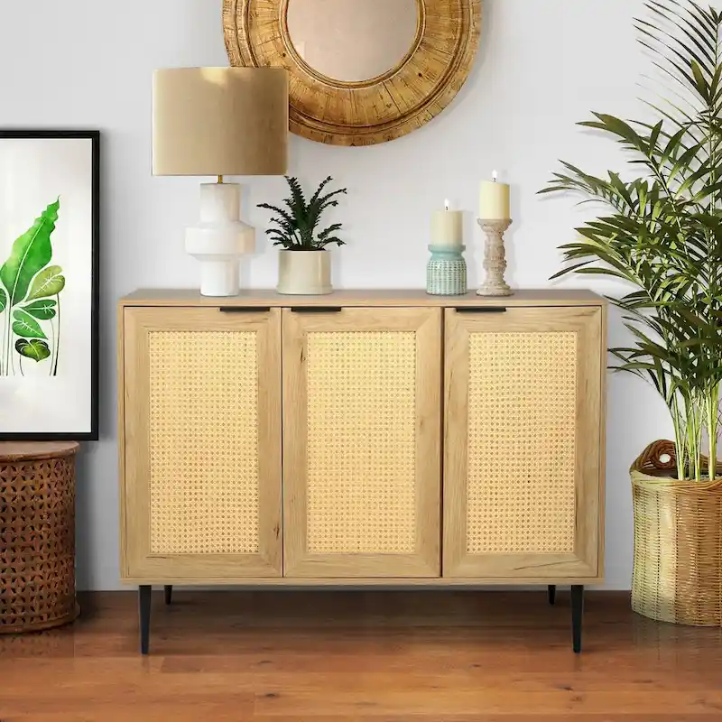 47.24  Wide Elegant Kitchen Storage Cabinet