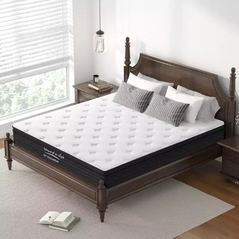 GDFStudio Anastasia Modern 12H Hybrid Mattress with Individually Pocketed Innerspring