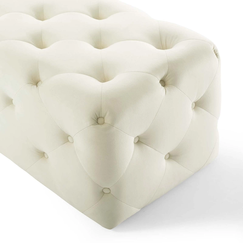 Carson Carrington Ullervad 48-inch Button Tufted Entryway Velvet Bench