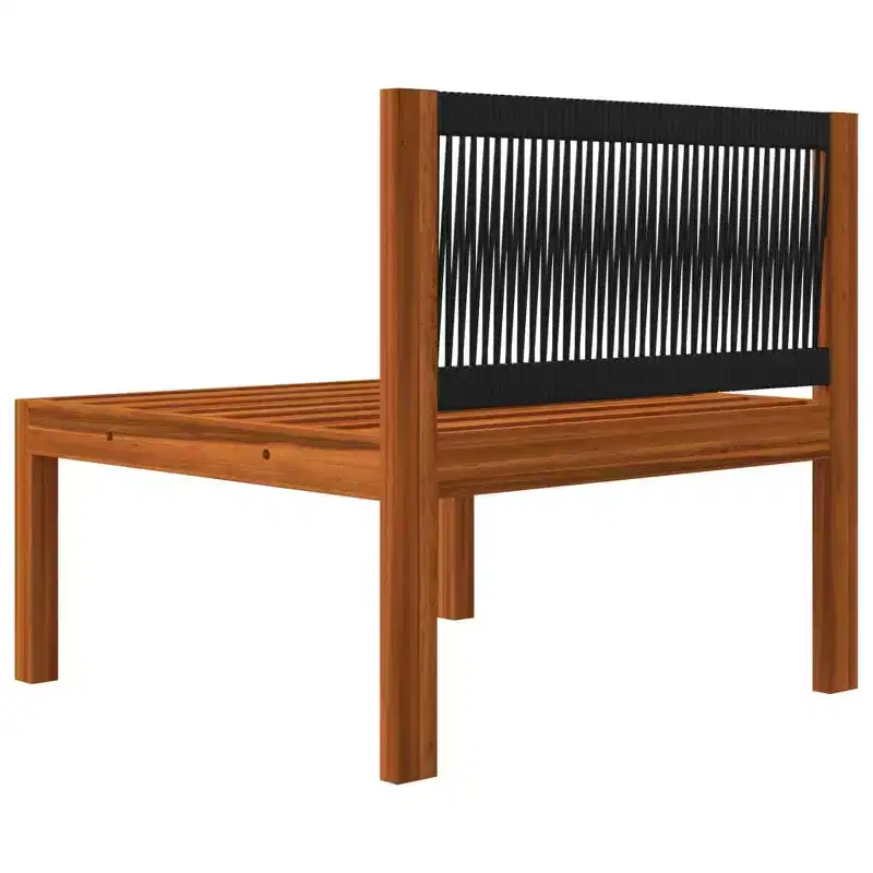 vidaXL Garden Lounge Set Cream, Natural Wood Solid Acacia wood Standard