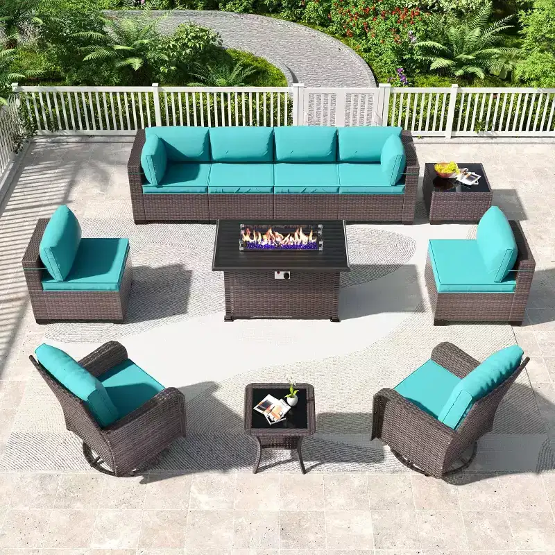 ALAULM Patio Furniture Sets 11 Pieces